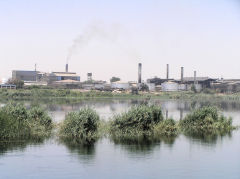 Metal factory between Edfu to Esna, June 2010